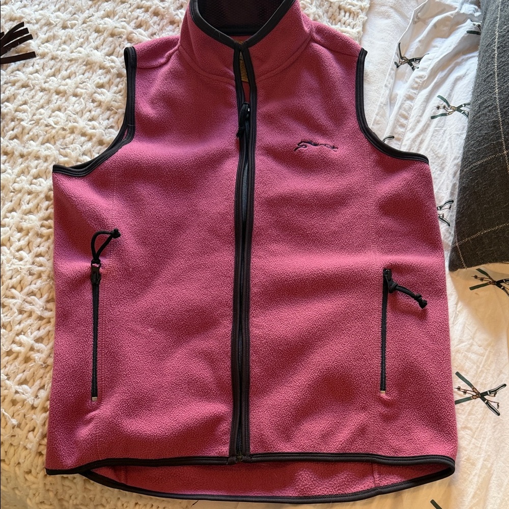 Dark pink wrangler vest